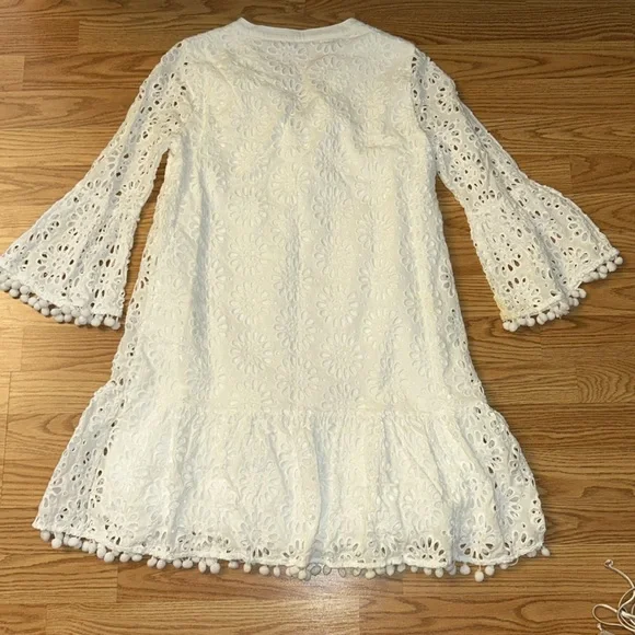 Lilly Pulitzer Bekah dress. White eyelet size small. Like new condition - Picture 7 of 7